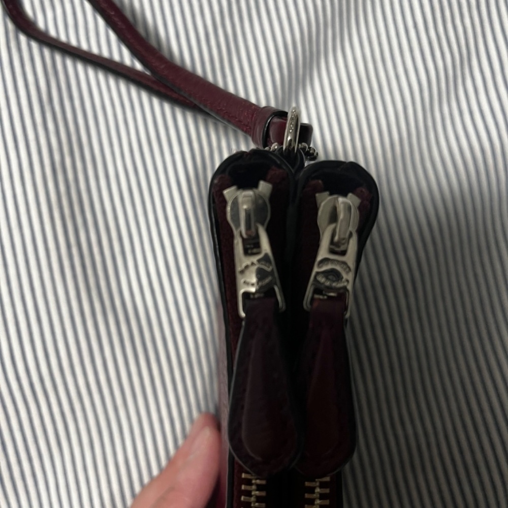 SOLD-Coach wristlet with double zipper - Picture 3 of 5
